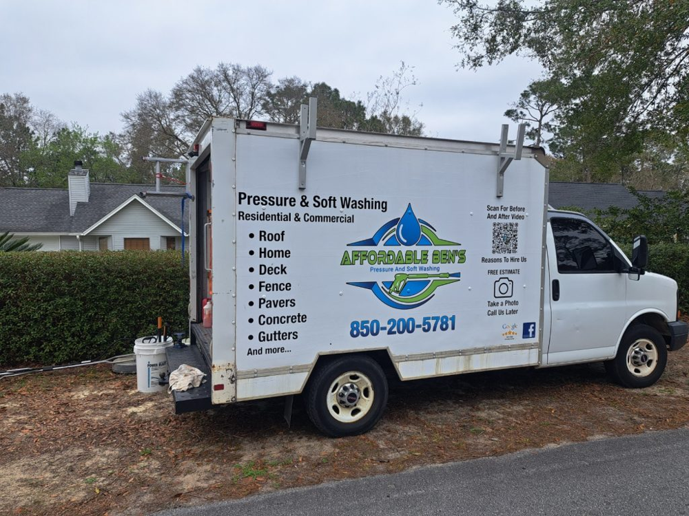 Affordable Ben's branded service truck